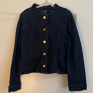 Janie and Jack Dark Blue Jacket with Gold Buttons